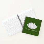 Lotus-Blume Notizblock (Innenseite)