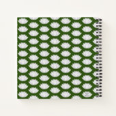 Lotus-Blume Notizblock (Rückseite)