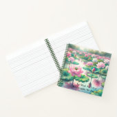 Lotus-Blume Notizblock (Innenseite)