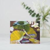 Lotus Blume - Oya, Japan Postkarte (Stehend Vorderseite)