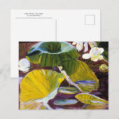 Lotus Blume - Oya, Japan Postkarte (Vorne/Hinten)