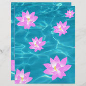 Lotus Blume Paper (Vorne/Hinten)