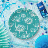 Lotus-Blume Pappteller (Party)