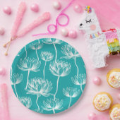 Lotus-Blume Pappteller (Party)