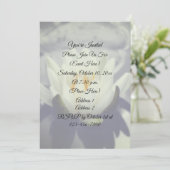 Lotus Blume Party Einladung (Stehend Vorderseite)