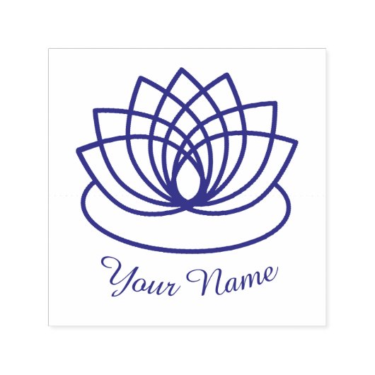 Lotus Blume Permastempel (Design)