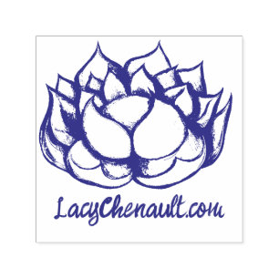 Lotus Blume Permastempel