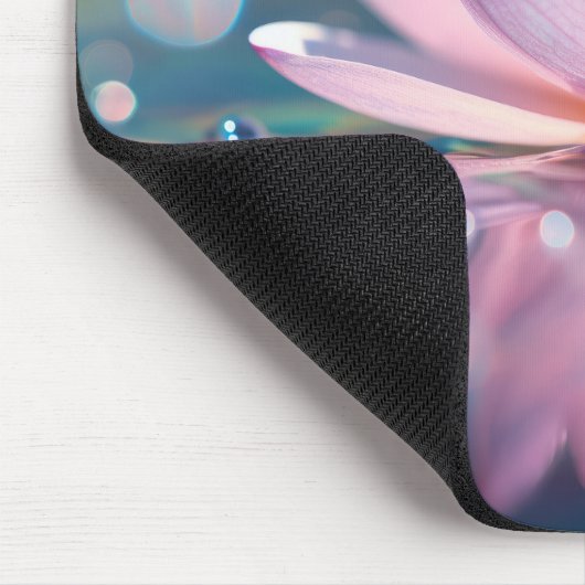 Lotus Blume Petal Nature Serene Calm Mousepad (Ecke)