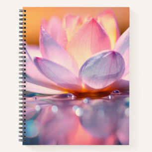 Lotus Blume Petal Nature Serene Calm Notizblock