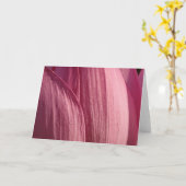 Lotus Blume Petals Pink Floral Karte (Gelbe Blume)