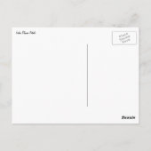 Lotus Blume Petals Pink Floral Postkarte (Rückseite)