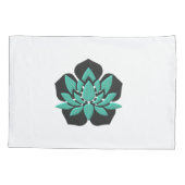 Lotus Blume Pillowcase Set Kissenbezug (Rückseite-Links)