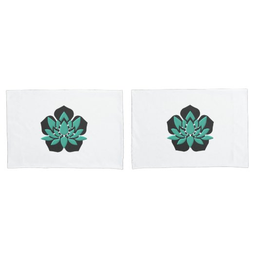 Lotus Blume Pillowcase Set Kissenbezug (Vorderseite-Set)
