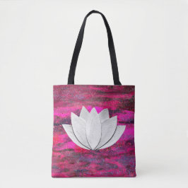 Lotus Blume Pink Galaxy Tote Bag Tasche