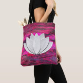 Lotus Blume Pink Galaxy Tote Bag Tasche (Von Nahem)