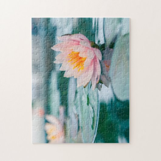 Lotus Blume Pond Puzzle (Vertikal)