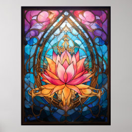 Lotus Blume Poster