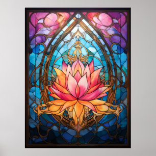 Lotus Blume Poster
