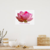 Lotus Blume Poster (Küche)