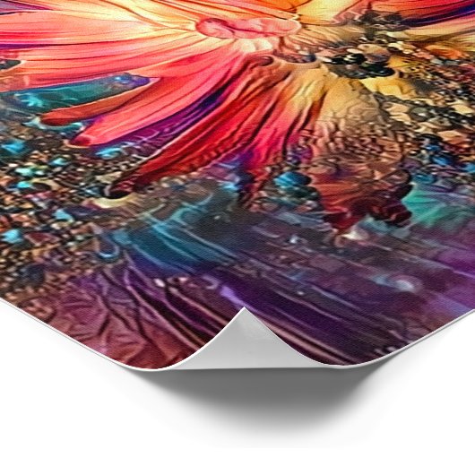 Lotus Blume Poster (Ecke)