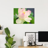 Lotus-Blume Poster (Heimbüro)