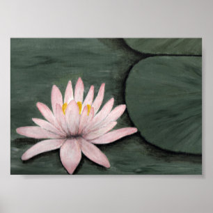 Lotus-Blume-Poster Poster