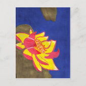 Lotus-Blume Postkarte (Vorderseite)