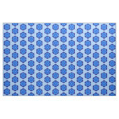 Lotus Blume Print, Indigo und Light Blue Stoff (Fat Quarter (45,7 x 55,9 cm))