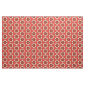 Lotus Blume Print, Mandarin Orange Stoff (Fat Quarter (45,7 x 55,9 cm))