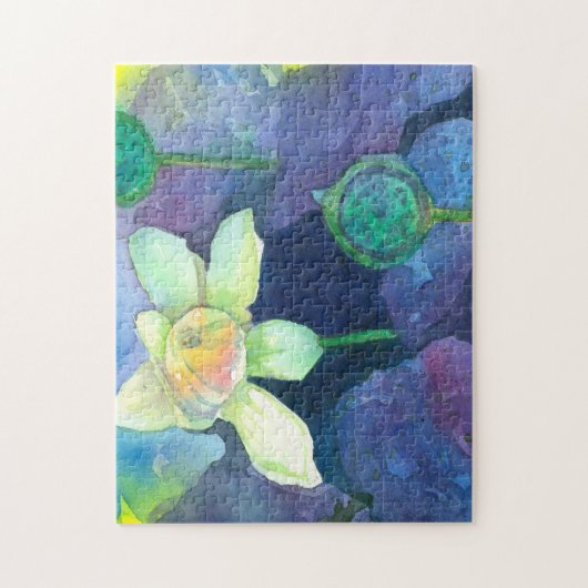 Lotus-Blume Puzzle (Vertikal)