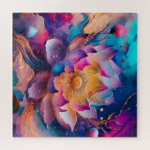Lotus Blume Puzzle (Horizontal)