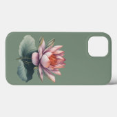 Lotus Blume Rosa Wasserfarbe Case-Mate iPhone Hülle (Rückseite (Horizontal))