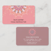 Lotus Blume Rose Golden Traumstrecke Airolo - Glet Visitenkarte (Vorne/Hinten)