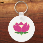 Lotus Blume Schlüsselanhänger (Vorderseite)