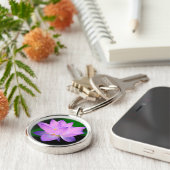 Lotus Blume Schlüsselanhänger (Seite)