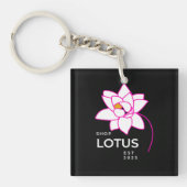 LOTUS-Blume Schlüsselanhänger (Vorderseite)