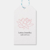 Lotus Blume Schmuck Schmuck Blumenlogo Geschenkanhänger (Vorderseite)