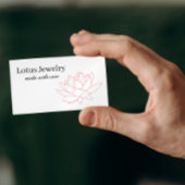 Lotus Blume Schmuck Schmuck Logo Diskontcode Magnetische Visitenkarte