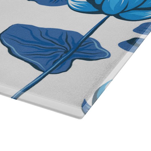 Lotus-Blume Schneidebrett (Ecke)
