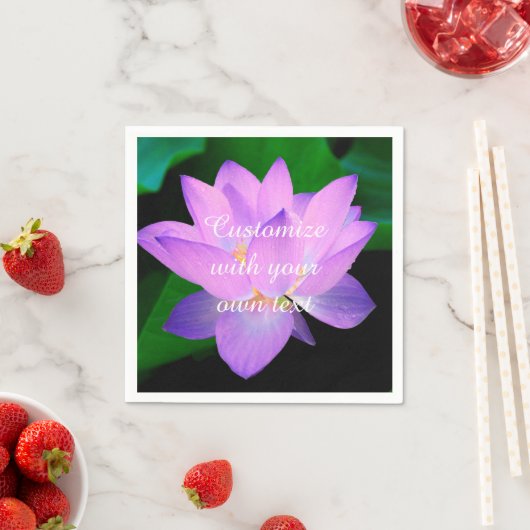 Lotus Blume Serviette (Beispiel)