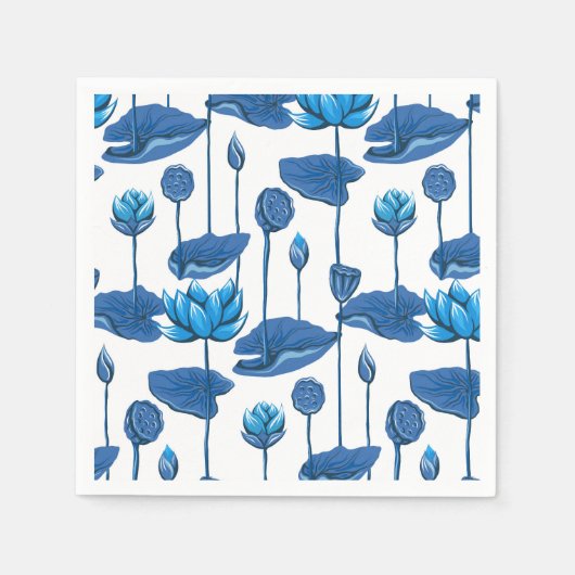 Lotus-Blume Serviette (Vorderseite)