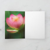 LOTUS-BLUME SIND DIE WASSERSONEN KARTE (Innenseite)