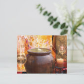 LOTUS-BLUME SIND DIE WASSERSONEN POSTKARTE (Stehend Vorderseite)