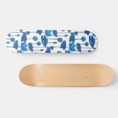 Lotus-Blume Skateboard (Horizontal)