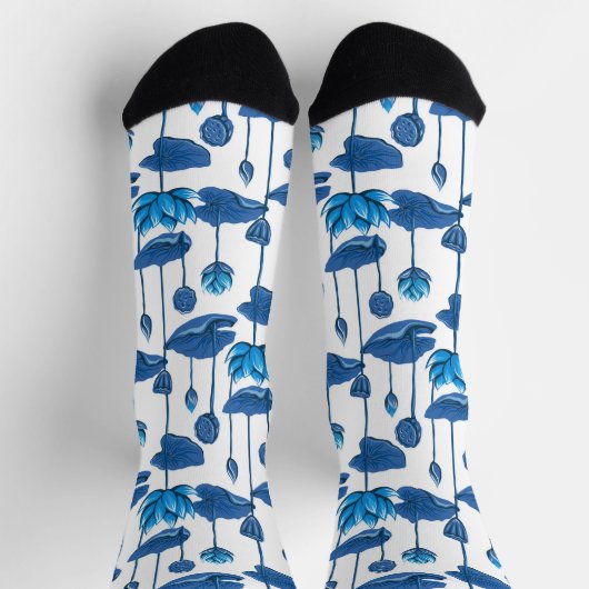 Lotus-Blume Socken (Oben)