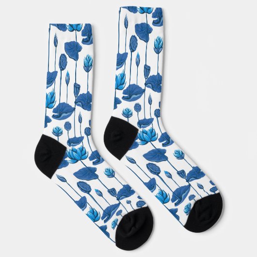 Lotus-Blume Socken (Rechts)