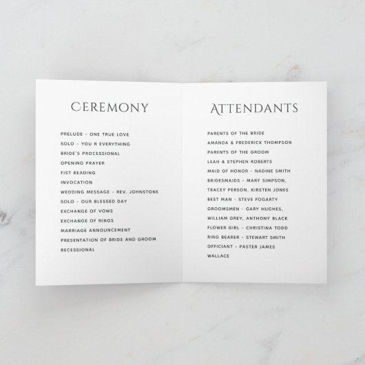 Lotus Blume Taj Mahal Indian Wedding Programm (Innenseite)