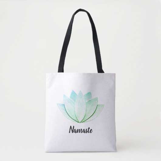 Lotus Blume Tasche (Vorderseite)