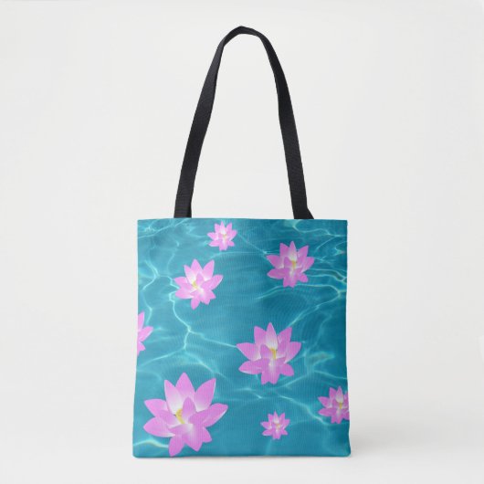 Lotus Blume Tasche (Vorderseite)