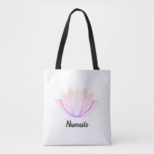 Lotus Blume Tasche (Vorderseite)